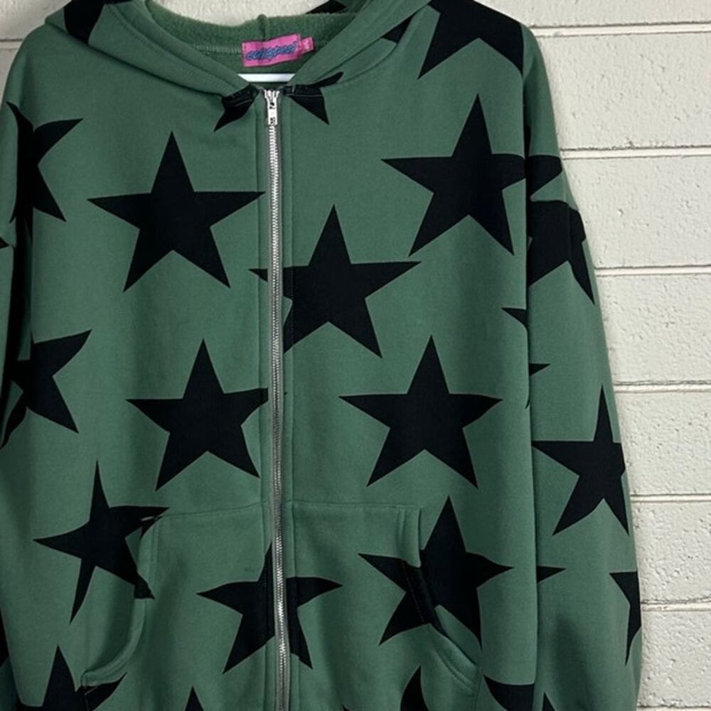 EDIKTED Star at Me Oversized Hoodie size M/L - Picture 7 of 8